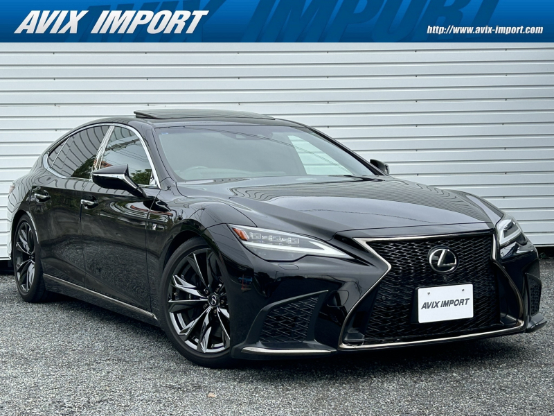 レクサス LS LS500 Fｽﾎﾟｰﾂ 後期  ﾑｰﾝﾙｰﾌ 白黒革 LSS+A ACC BSM ﾅﾋﾞTV 全周ｶﾒﾗ CarPlay M付ﾊﾟﾜｰｼｰﾄ ｽﾃｱﾘﾝｸﾞ/ｼｰﾄﾋｰﾀｰ&ﾍﾞﾝﾁﾚｰｼｮﾝ 専用ｲﾝﾃﾘｱ Dｲﾝﾅｰﾐﾗｰ HUD ﾊﾟﾜｰﾄﾗﾝｸ 三眼LEDﾗｲﾄ 専用20AW 禁煙
