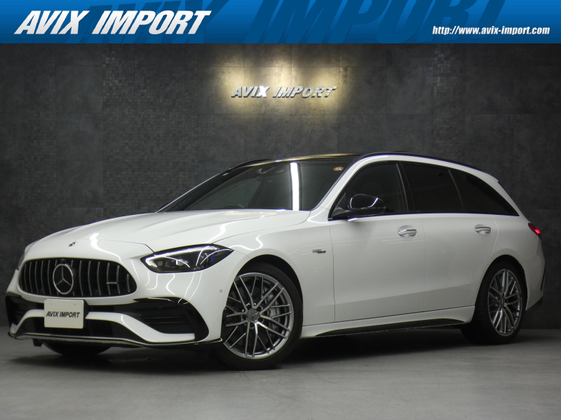 AMG Cクラス C43 4MATIC SW(BSG搭載ﾓﾃﾞﾙ) 新車保証 現行型 禁煙 ﾊﾟﾉﾗﾏSR 黒革 HUD RSP ﾃﾞｨｽﾄﾛ MBUX AppleCarPlay ﾃﾞｼﾞﾀﾙｺｯｸﾋﾟｯﾄD ARﾅﾋﾞTV Burmester3D AMGﾊﾟﾌｫｰﾏﾝｽｽﾃｱﾘﾝｸﾞ 前席M付Pｼｰﾄ&ｼｰﾄﾋｰﾀｰ&ﾍﾞﾝﾁﾚｰﾀｰ 全周C DIGITALﾗｲﾄ Pﾄﾗﾝｸ AMG19AW