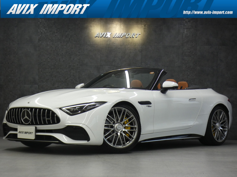 AMG SLクラス SL43 BSG搭載ﾓﾃﾞﾙ 現行型 新車保証 禁煙 灰幌 茶革 HUD RSP ﾃﾞｨｽﾄﾛ 全周C 前席M付Pｼｰﾄ&ｼｰﾄﾋｰﾀｰ&ﾍﾞﾝﾁﾚｰﾀｰ&ｴｱｽｶｰﾌ&ﾏｯｻｰｼﾞ MBUXﾅﾋﾞ TV AppleCarPlay Burmester DIGITALﾗｲﾄ Pﾄﾗﾝｸ ｲｴﾛｰｷｬﾘﾊﾟｰ 鍛造AMG10ﾂｲﾝｽﾎﾟｰｸ21AW