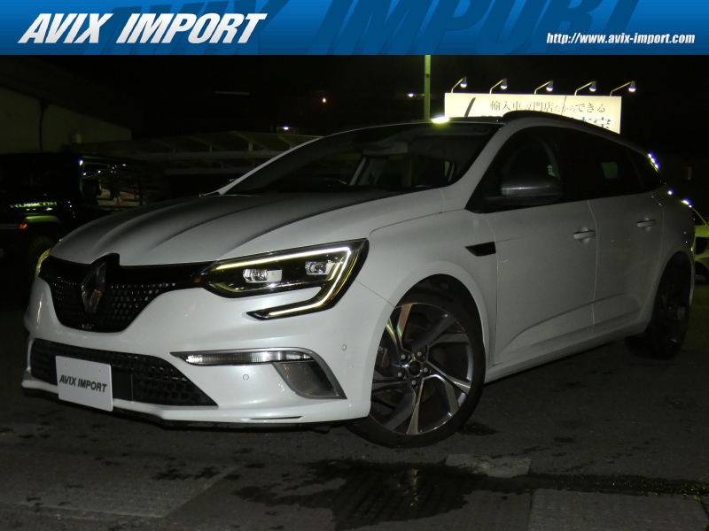 ルノー メガーヌ ｽﾎﾟｰﾂﾂｱﾗｰ GT 1ｵﾅ 黒半革 禁煙 ｼｰﾄﾋｰﾀｰ ﾅﾋﾞ TV FMAM Bｶﾒﾗ ｸﾙｺﾝ R.Sﾄﾞﾗｲﾌﾞ ﾊﾟﾄﾞﾙｼﾌﾄ  ｷｰﾚｽｺﾞｰ ETC LEDﾍｯﾄﾞﾗｲﾄ 18AW