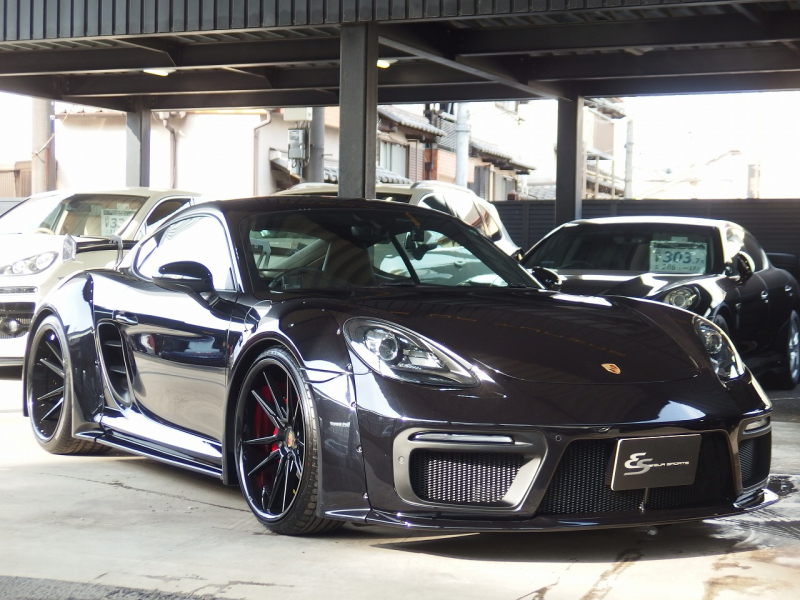 ポルシェ 718 ケイマン 6MT　正規ディーラー車　右ハンドル　EUR-GTRワイドボディ