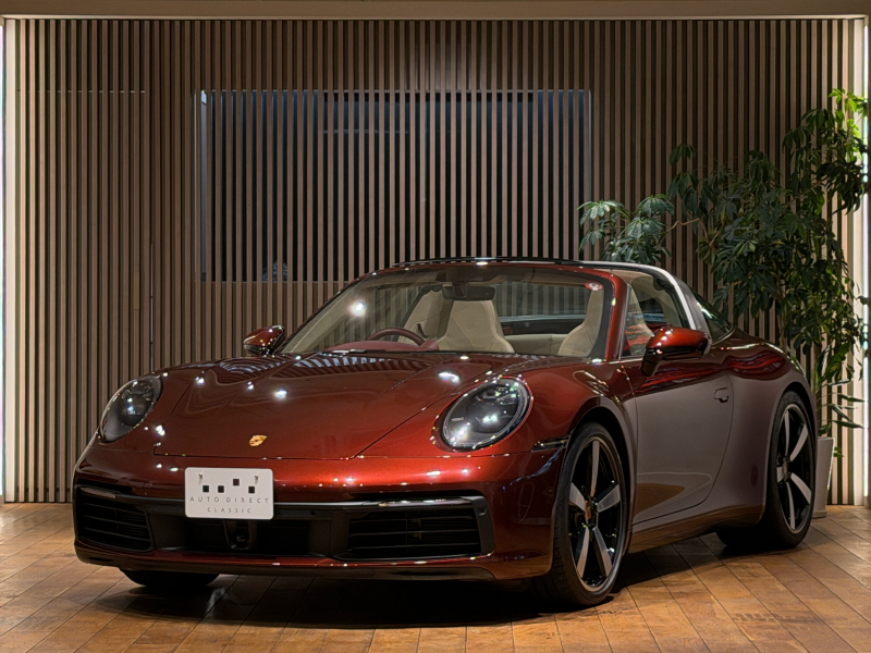 ポルシェ 911(Type992) 4Sタルガ ヘリテージデザインエディション PDK / フルプロテクション / チェリーメタリック/ ボルドーレザー/ アタカマベージュOLEOクラブレザー＆コーデュロイ