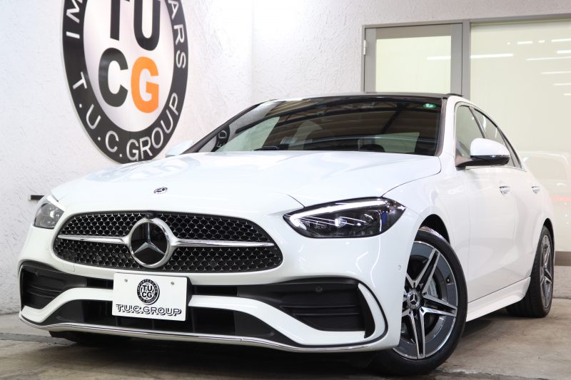 メルセデスベンツ Cクラス C220d AVG AMGﾗｲﾝ ﾚｻﾞｰｴｸｽｸﾙｰｼﾌﾞ&ﾍﾞｰｼｯｸ&ﾚｰﾀﾞｰｾｰﾌﾃｨPKG　ISG搭載 ｷｰﾚｽｺﾞｰ 赤/黒本革 ﾊﾟﾉﾗﾏSR ﾍｯﾄﾞｱｯﾌﾟD MBUXﾅﾋﾞTV&ARﾅﾋﾞ ｽﾏﾎ連携 360ｶﾒﾗ PTS LEDﾗｲﾄ 自動ﾄﾗﾝｸ AMGｴｱﾛ&18AW Rｱｸｽﾙｽﾃｱﾘﾝｸﾞ 9AT　2年保証