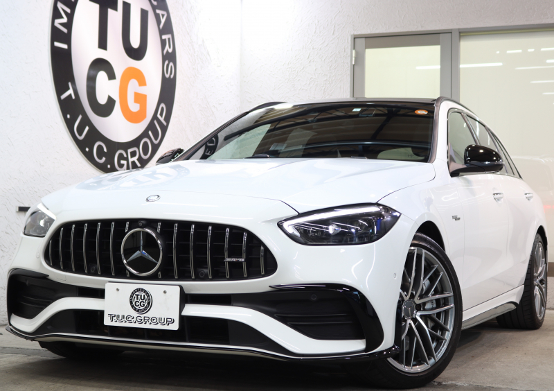 AMG Cクラス C43 4MATIC ｽﾃｰｼｮﾝﾜｺﾞﾝ ﾚｰﾀﾞｰｾｰﾌﾃｨPKG　BSG搭載 1ｵｰﾅｰ ｷｰﾚｽｺﾞｰ 黒本革 ﾍﾞﾝﾁﾚｰﾀｰ ﾊﾟﾉﾗﾏSR ﾍｯﾄﾞｱｯﾌﾟD MBUXﾅﾋﾞTV&ARﾅﾋﾞ ｽﾏﾎ連携 ﾌﾞﾙﾒｽﾀｰ 360ｶﾒﾗ PTS LEDﾗｲﾄ 自動ﾄﾗﾝｸ AMG専用装備&ﾁｭｰﾆﾝｸﾞﾀﾞｲﾅﾐｯｸS 9AT　2年保証