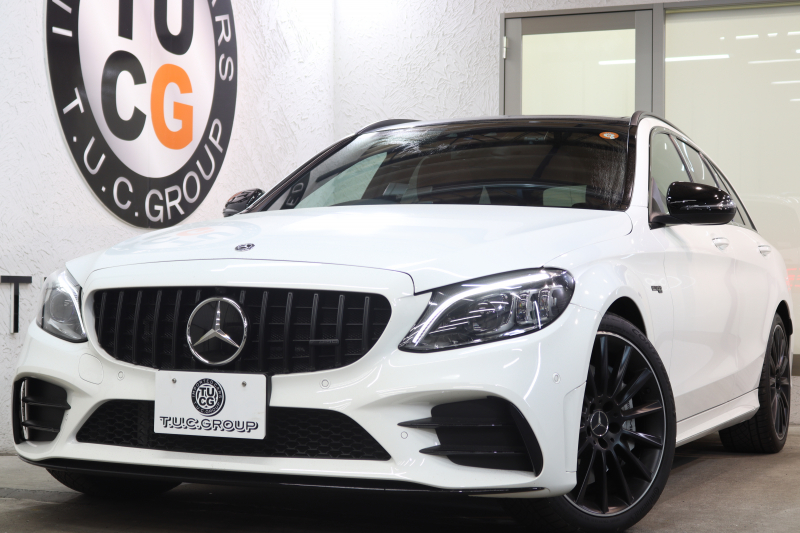 AMG Cクラス C43 4MATIC ｽﾃｰｼｮﾝﾜｺﾞﾝ ﾚｰﾀﾞｰｾｰﾌﾃｨPKG　後期 ｷｰﾚｽｺﾞｰ 赤本革 ﾊﾟﾉﾗﾏSR ﾍｯﾄﾞｱｯﾌﾟD HDDﾅﾋﾞTV ｽﾏﾎ連携 ﾌﾞﾙﾒｽﾀｰ ﾊﾞｯｸｶﾒﾗ PTS LEDﾗｲﾄ ﾊﾝｽﾞﾌﾘｰA AMG専用装備&ﾁｭｰﾆﾝｸﾞﾊﾟﾅﾒﾘｶｰﾅｸﾞﾘﾙ ﾀﾞｲﾅﾐｯｸｾﾚｸﾄ 9AT　2年保証
