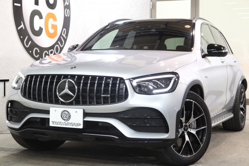 AMG GLC GLC43 4MATIC ﾚｻﾞｰｴｸｽｸﾙｰｼﾌﾞ&ﾚｰﾀﾞｰｾｰﾌﾃｨPKG　後期 1ｵｰﾅｰ 黒本革 ﾍﾞﾝﾁﾚｰﾀｰ ﾊﾟﾉﾗﾏSR ﾍｯﾄﾞｱｯﾌﾟD MBUXﾅﾋﾞTV BT音楽 ﾌﾞﾙﾒｽﾀｰ 360ｶﾒﾗ PTS LEDﾗｲﾄ ﾊﾝｽﾞﾌﾘｰA AMG専用装備&ﾁｭｰﾆﾝｸﾞ 9AT　2年保証