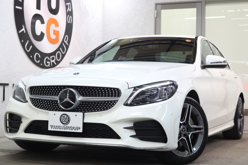 メルセデスベンツ Cクラス C200 AVG AMGﾗｲﾝ ﾚｻﾞｰｴｸｽｸﾙｰｼﾌﾞ&ﾚｰﾀﾞｰｾｰﾌﾃｨPKG　BSG搭載 後期 ｷｰﾚｽｺﾞｰ 黒本革 ﾍｯﾄﾞｱｯﾌﾟD HDDﾅﾋﾞTV ｽﾏﾎ連携 ﾌﾞﾙﾒｽﾀｰ ﾊﾞｯｸｶﾒﾗ PTS LEDﾗｲﾄ ﾊﾝｽﾞﾌﾘｰA AMGｴｱﾛ&18AW ﾀﾞｲﾅﾐｯｸS ｴｱｻｽ 9AT　2年保証