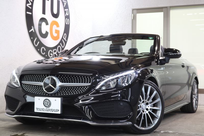 メルセデスベンツ Cクラス C180ｶﾌﾞﾘｵﾚ ｽﾎﾟｰﾂ ﾚｻﾞｰｴｸｽｸﾙｰｼﾌﾞ&ﾚｰﾀﾞｰｾｰﾌﾃｨPKG　ｷｰﾚｽｺﾞｰ 黒本革 ｴｱｽｶｰﾌ ﾍｯﾄﾞｱｯﾌﾟD HDDﾅﾋﾞTV BT音楽 ﾊﾞｯｸｶﾒﾗ PTS LEDﾗｲﾄ AMGｴｱﾛ&19AW ﾀﾞｲﾅﾐｯｸｾﾚｸﾄ 黒幌 9AT　2年保証