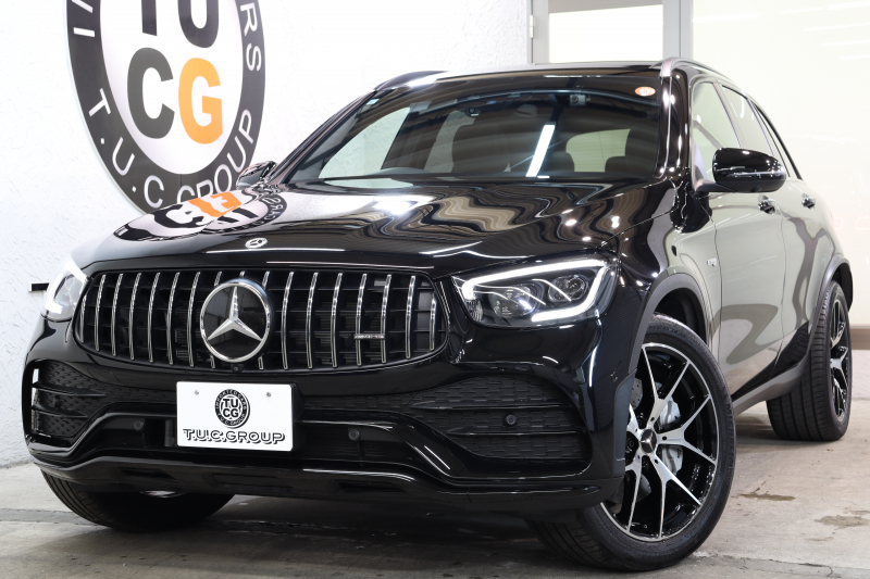 AMG GLC GLC43 4MATIC ﾚｻﾞｰｴｸｽｸﾙｰｼﾌﾞ&ﾚｰﾀﾞｰｾｰﾌﾃｨPKG　後期 ｷｰﾚｽｺﾞｰ 黒本革 ﾍﾞﾝﾁﾚｰﾀｰ ﾊﾟﾉﾗﾏSR ﾍｯﾄﾞｱｯﾌﾟD MBUXﾅﾋﾞTV BT音楽 ﾌﾞﾙﾒｽﾀｰ 360ｶﾒﾗ PTS LEDﾗｲﾄ ﾊﾝｽﾞﾌﾘｰA AMG専用装備&ﾁｭｰﾆﾝｸﾞ ｴｱｻｽ 9AT　2年保証