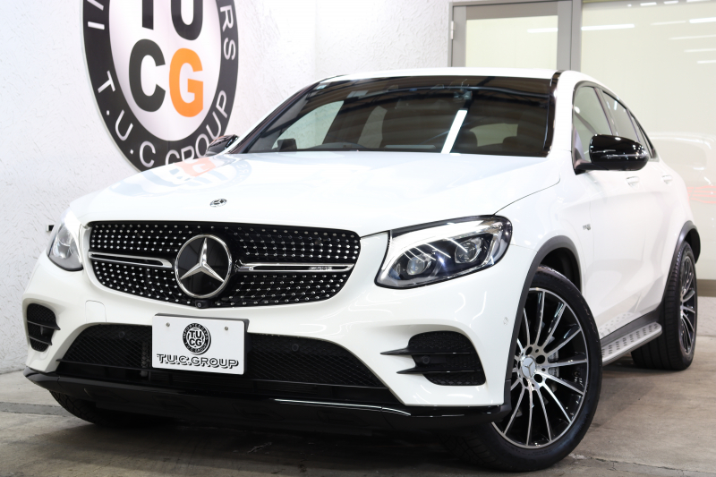 AMG GLCクーペ GLC43 4MATIC ｸｰﾍﾟ ﾚｻﾞｰｴｸｽｸﾙｰｼﾌﾞ&ﾅｲﾄ&ﾚｰﾀﾞｰｾｰﾌﾃｨPKG　ｷｰﾚｽｺﾞｰ 黒本革 全席ｼｰﾄﾋｰﾀｰ ｻﾝﾙｰﾌ ﾍｯﾄﾞｱｯﾌﾟD 純正HDDﾅﾋﾞTV BT音楽 ﾌﾞﾙﾒｽﾀｰ 360ｶﾒﾗ ﾊﾝｽﾞﾌﾘｰA AMGｴｱﾛ&20AW AMGﾄﾗﾝｸｽﾎﾟｲﾗｰ AMG専用装備&ﾁｭｰﾆﾝｸﾞ 9AT　2年保証