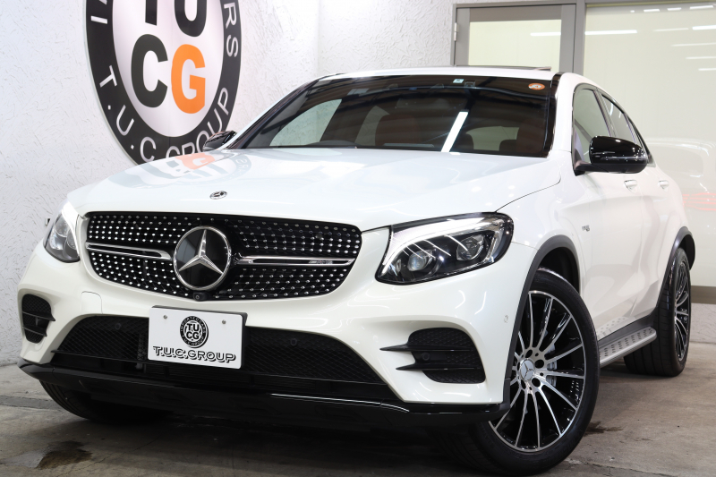 AMG GLCクーペ GLC43 4MATIC ｸｰﾍﾟ ﾚｻﾞｰｴｸｽｸﾙｰｼﾌﾞ&ﾅｲﾄ&ﾚｰﾀﾞｰｾｰﾌﾃｨPKG　ｷｰﾚｽｺﾞｰ 赤/黒本革 全席ｼｰﾄﾋｰﾀｰ ｻﾝﾙｰﾌ ﾍｯﾄﾞｱｯﾌﾟD 純正HDDﾅﾋﾞTV BT音楽 ﾌﾞﾙﾒｽﾀｰ 360ｶﾒﾗ LEDﾗｲﾄ ﾊﾝｽﾞﾌﾘｰA AMG専用装備&ﾁｭｰﾆﾝｸﾞ 9AT　2年保証