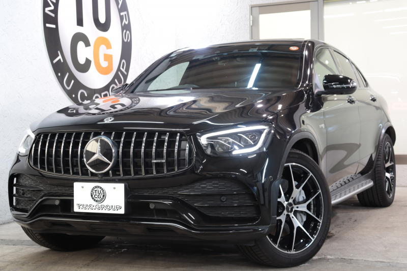 AMG GLCクーペ GLC43 4MATIC ｸｰﾍﾟﾚｻﾞｰｴｸｽｸﾙｰｼﾌﾞ&ﾚｰﾀﾞｰｾｰﾌﾃｨPKG　後期 ｷｰﾚｽｺﾞｰ 赤/黒本革 ﾊﾟﾉﾗﾏSR ﾍｯﾄﾞｱｯﾌﾟD MBUXﾅﾋﾞTV BT音楽 ﾌﾞﾙﾒｽﾀｰ 360ｶﾒﾗ PTS LEDﾗｲﾄ ﾊﾝｽﾞﾌﾘｰA AMG専用装備&ﾁｭｰﾆﾝｸﾞ 9AT　2年保証