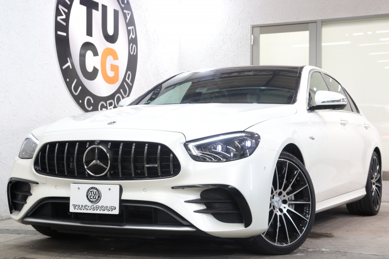 AMG Eクラス E53 4MATIC+ ｴｸｽｸﾙｰｼﾌﾞ&ﾚｰﾀﾞｰｾｰﾌﾃｨPKG　ISG搭載 後期 1ｵｰﾅｰ ｷｰﾚｽｺﾞｰ 黒本革 ﾍﾞﾝﾁﾚｰﾀｰ ﾊﾟﾉﾗﾏSR ﾍｯﾄﾞｱｯﾌﾟD MBUXﾅﾋﾞTV&ARﾅﾋﾞ ｽﾏﾎ連携 ﾌﾞﾙﾒｽﾀｰ 360ｶﾒﾗ PTS LEDﾗｲﾄ 自動ﾄﾗﾝｸ AMG専用装備&ﾁｭｰﾆﾝｸﾞ ﾜｲﾔﾚｽ充電 ｴｱｻｽ 9AT　2年保証