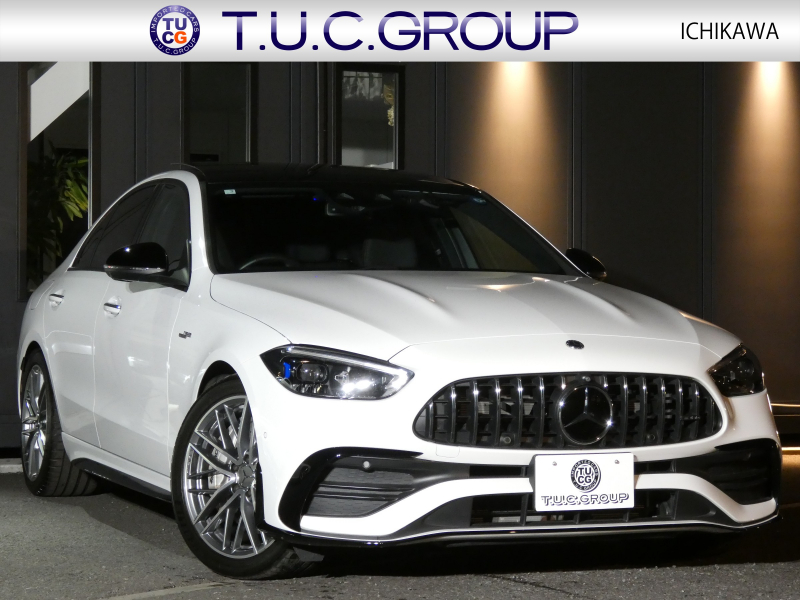 AMG Cクラス C43 4MATIC AMGﾅｲﾄ&ﾚｰﾀﾞｰｾｰﾌﾃｨPKG　BSG搭載 AMGｴｱﾛ&19AW AMGﾅｲﾄPKG ﾊﾟﾌｫｰﾏﾝｽｻｳﾝﾄﾞ ﾘｱｱｸｽﾙｽﾃｱﾘﾝｸﾞ 黒本革ｼｰﾄ/ﾋｰﾀｰ/ﾍﾞﾝﾁﾚｰﾀｰ MBUXﾅﾋﾞ 地ﾃﾞｼﾞ 360度ｶﾒﾗ Burmester HUD 前後ﾄﾞﾗﾚｺ DIGITALﾗｲﾄ　2年保証付
