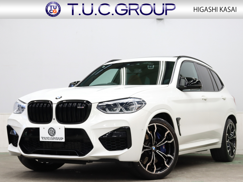 BMW X3 M ｺﾝﾍﾟﾃｨｼｮﾝ　1ｵｰﾅｰ ﾊﾟｰｷﾝｸﾞ&ﾄﾞﾗｲﾋﾞﾝｸﾞｱｼｽﾄ+ ACC 茶革 ﾍﾞﾝﾁﾚｰﾀｰ ﾊﾟﾉﾗﾏSR Idriveﾅﾋﾞ TV 360ｶﾒﾗ harman/kardon HUD ﾜｲﾔﾚｽﾁｬｰｼﾞﾝｸﾞMｽﾎﾟｰﾂｴｷｿﾞｰｽﾄ Mｻｽﾍﾟﾝｼｮﾝ 専用Mｴｱﾛ&21ｲﾝﾁAW(ｽﾀｲﾘﾝｸﾞ765M)　2年保証