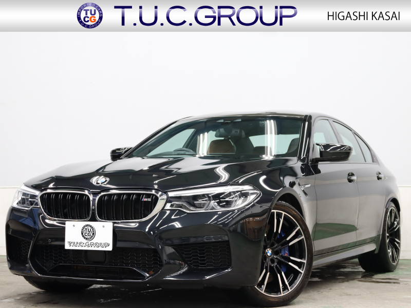 BMW Mシリーズ M5　ｲﾝﾃﾘｼﾞｪﾝﾄｾｰﾌﾃｨ 茶/黒革 ﾍﾞﾝﾁﾚｰﾀｰ ｶｰﾎﾞﾝﾙｰﾌ Idriveﾅﾋﾞ TV 360ｶﾒﾗ harman/kardon ﾜｲﾔﾚｽﾁｬｰｼﾞﾝｸﾞ HUD Mｽﾎﾟｰﾂｽﾃｱﾘﾝｸﾞ Mｴｷｿﾞｰｽﾄｼｽﾃﾑ Mﾏﾙﾁﾌｧﾝｸｼｮﾝｼｰﾄ Mｴｱﾛ&20ｲﾝﾁﾀﾞﾌﾞﾙｽﾎﾟｰｸAW(ｽﾀｲﾘﾝｸﾞ706M)　2年保証