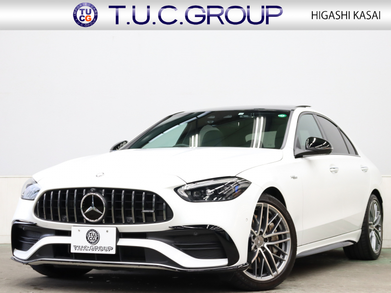 AMG Cクラス C43 4MATIC BSG搭載ﾓﾃﾞﾙ ﾚｰﾀﾞｰSP　現行ﾓﾃﾞﾙ 赤/黒革 ﾊﾟﾉﾗﾏSR ﾅﾋﾞTV ﾌﾞﾙﾒｽﾀｰS 360ｶﾒﾗ Carplay AndroidAuto LEDﾊｲﾊﾟﾌｫｰﾏﾝｽﾗｲﾄ AMGｻｽﾍﾟﾝｼｮﾝ AMGﾅｲﾄﾊﾟｯｹｰｼﾞ AMG強化ﾌﾞﾚｰｷ AMGﾘｱﾙﾊﾟﾌｫｰﾏﾝｽｻｳﾝﾄﾞ AMGｴｱﾛ&19AW　2年保証