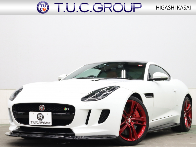 ジャガー Fタイプ Rｸｰﾍﾟ　550ps ｽﾏｰﾄKEY 赤革 ﾊﾟﾌｫｰﾏﾝｽｼｰﾄ ｶﾞﾗｽR ﾊﾞｯｸｶﾒﾗ MERIDIANｻｳﾝﾄﾞ 自動Rｹﾞｰﾄ ｽﾃｱﾘﾝｸﾞﾋｰﾀｰ 電動ﾘｱｳｨﾝｸﾞ ﾊﾟﾌｫｰﾏﾝｽEX 20AW　2年保証