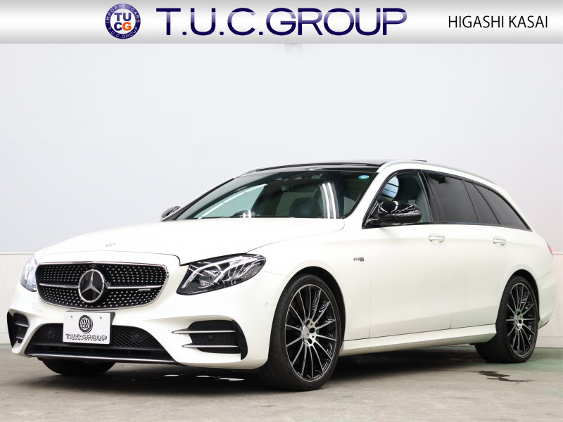 AMG Eクラス E43 4MATIC ﾜｺﾞﾝ ﾚｰﾀﾞｰSP　黒革 ﾋｰﾀｰ ﾊﾟﾉﾗﾏSR 純正ﾅﾋﾞTV ﾌﾞﾙﾒｽﾀｰS 360ｶﾒﾗ HUD Carplay AMGｽﾎﾟｰﾂｻｽﾍﾟﾝｼｮﾝ AMGｴｸﾞｿﾞｰｽﾄ AMGｴｱﾛ&20ｲﾝﾁAW 2年保証付