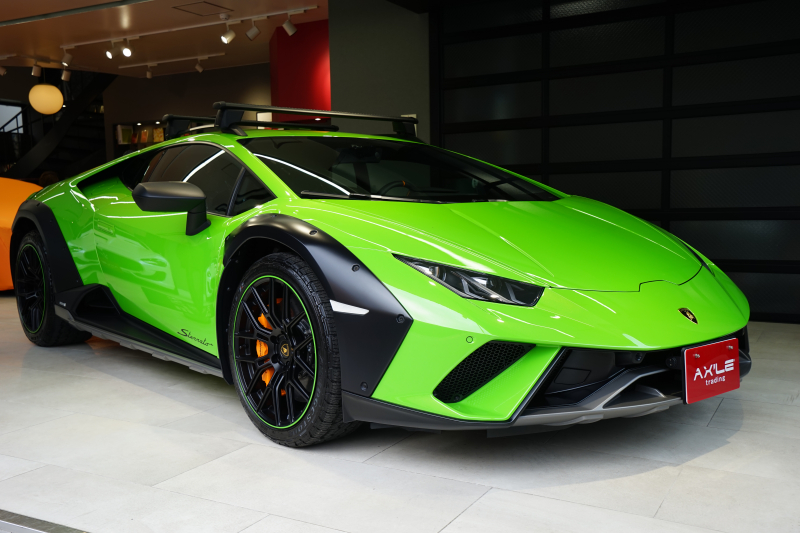 ランボルギーニ ウラカン ステラート　世界限定1499台　ヴェルデマンティスOPカラー　スポーツシート　フロントプロテクションフィルム施工済み　デジタルインナーミラー　オプション533万円