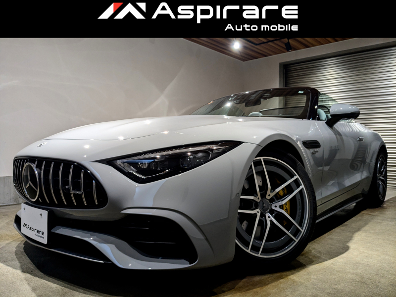 AMG SLクラス SL43　BSG搭載モデル　オプションカラー　アルペングレー　ヘッドアップディスプレイ　レーダーセーフティPKG　ナッパレザーシート　左ハンドル　ユーザー買取車