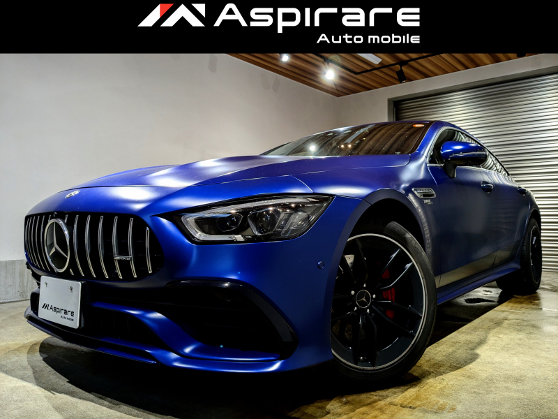 AMG GT 4ドアクーペ GT43 4マチック+　エクスクルーシブパッケージ　サンルーフ　ナッパレザーシート　シートベンチレーション　HUD　Burmester　前後シートヒーター　ブラックペイント19インチ　レッドキャリパー