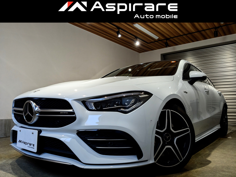 メルセデスベンツ CLAクラス CLA35シューティングブレイク 4マチック　アドバンスドPKG　パノラマサンルーフ　ナビパッケージ　レーダーセーフティPKG　AMG18インチアルミホイル　ヘッドアップディスプレイ