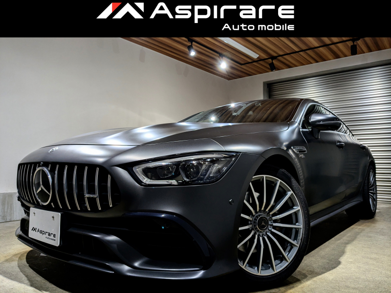 AMG GT 4ドアクーペ GT43 4M＋  ライドコントロールプラスパッケージ　マグノカラー　ヘッドアップディスプレイ　ナッパレザー　ベンチレーションシート　リラクゼーションシート　Burmester　1オーナー