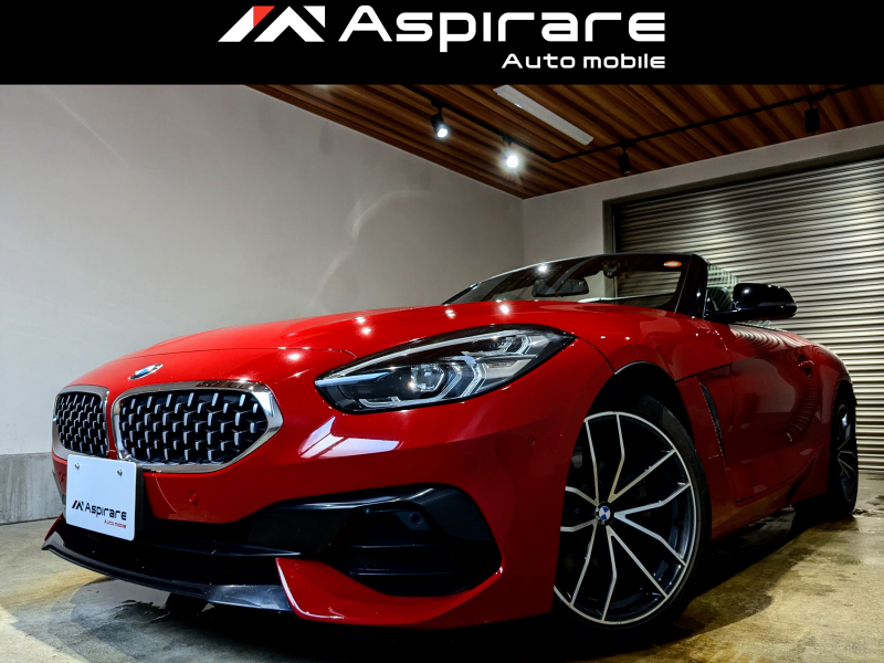 BMW Z4 sDrive20i スポーツ　1オーナー　ブラックレザーシート　シートヒーター　アダプティブクルーズコントロール　ブラインドスポットモニター　18インチアルミホイール　ナビ　リアカメラ　CarPlay