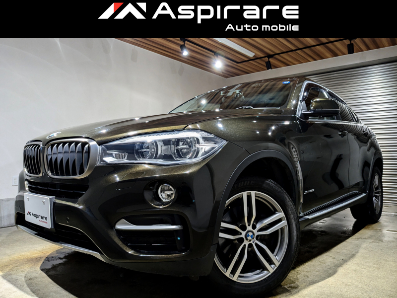 BMW X6 xDrive35i　セレクトパッケージ　サンルーフ　ブラックレザーシート　前後シートヒーター　アダプティブクルーズコントロール　アダプティブLEDライト　ヘッドアップディスプレイ　1オーナー