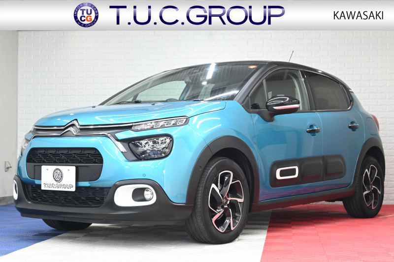 シトロエン C3 ｼｬｲﾝ　1ｵｰﾅｰ Pｽﾀ ECO ｸﾙｺﾝ ｱｸﾃｨﾌﾞｾｰﾌﾃｨﾌﾞﾚｰｷ LDW BSM ﾌｧﾌﾞﾘｯｸｼｰﾄ 7ｲﾝﾁﾀｯﾁｽｸﾘｰﾝ 純正ﾅﾋﾞTV 16ｲﾝﾁAW LEDﾍｯﾄﾞﾗｲﾄ ﾊﾞｲﾄｰﾝﾙｰﾌ　2年保証付