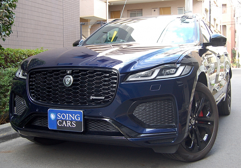 ジャガー F-PACE RダイナミックSE D200 ブラックエクステリア シエナタン革 21インチAW パノラミックサンルーフ 車検R9年6月 禁煙車