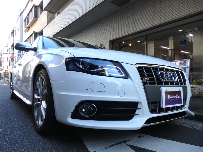 アウディ S4 3.0 BaseGrade FullTime-4WD Supercharger 7AT Ibis-White Built-inGarage
