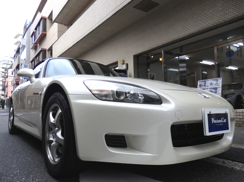 ホンダ S2000 2.0 Type-V CustomMade 6MT Platinum-WhitePearl Red-leather-Interior VGS LSD ABS TAKANEZAWA-Model Built-inGarage