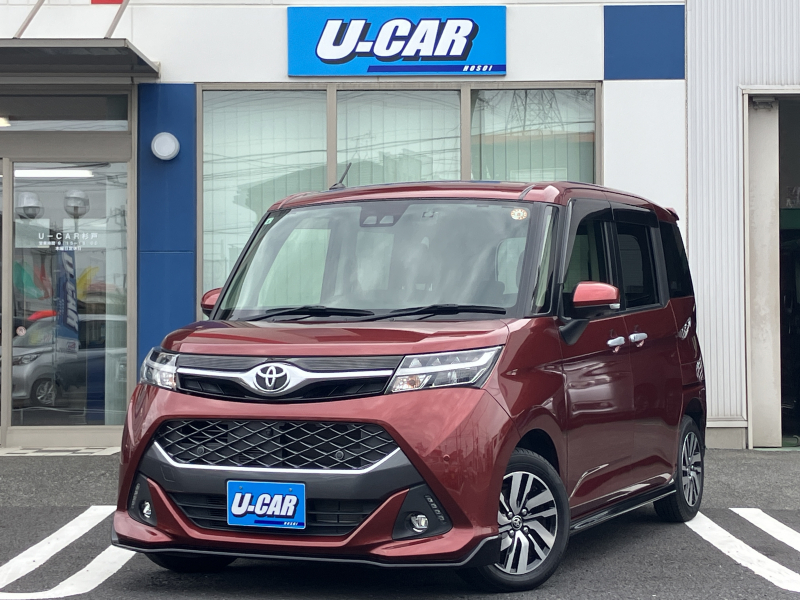トヨタ タンク カスタムG　ワンオーナー・ナビ・パノラマモニター・両側パワスラ・ドラレコ・クルコン・LEDライト・スマートアシスト・フルセグTV・スペアタイヤ・禁煙車