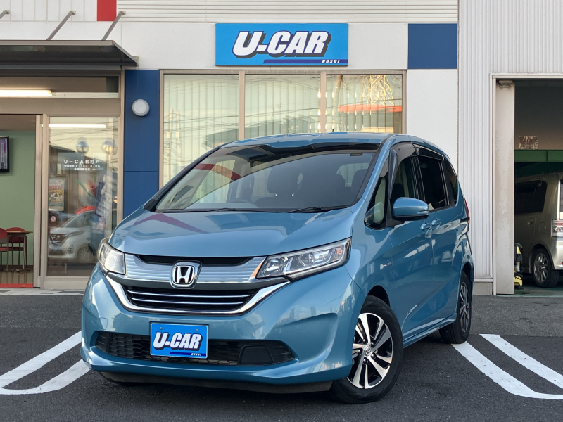 ホンダ フリード ハイブリッドG ホンダセンシング　純正ナビ・バックカメラ・両側パワスラ・ETC・クルコン・LEDライト・フルセグ・アルミホイール・禁煙車