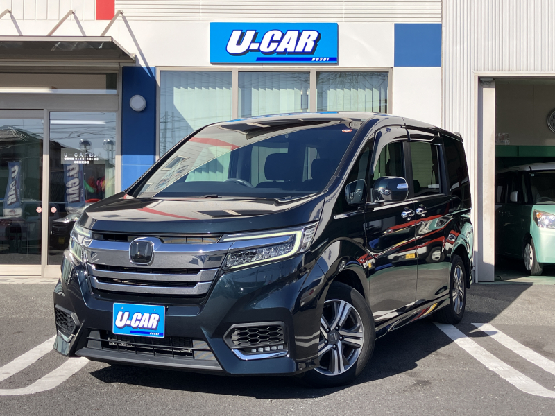 ホンダ ステップワゴン e：HEV　スパーダGホンダセンシング　純正ナビ・バックカメラ・ETC・クルコン・ドラレコ・ホンダセンシング・LED・アルミホイール・ワンオーナー・車検2年付・禁煙車