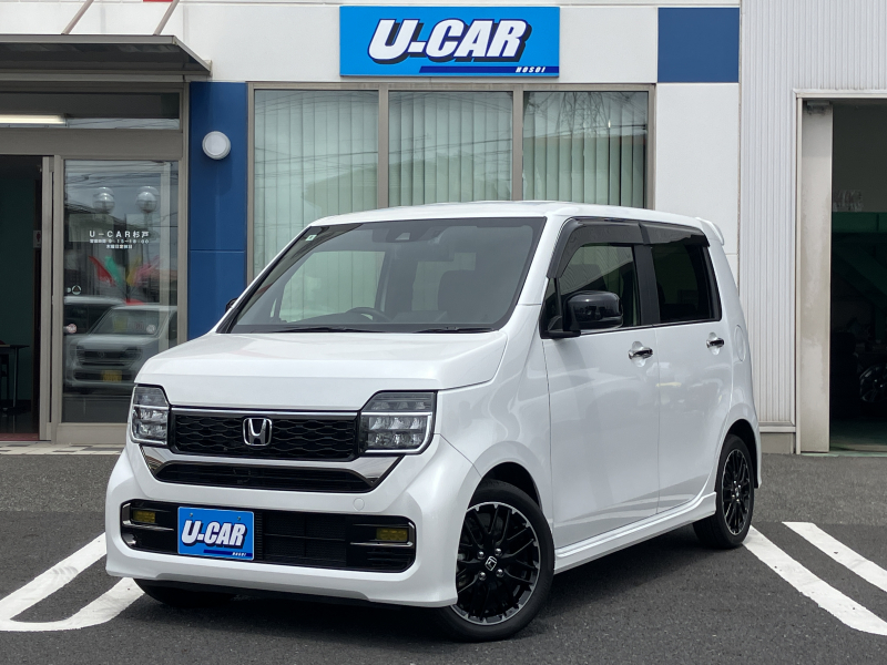 ホンダ N-WGN カスタムLターボ　ナビ・Bカメラ・ETC・ドラレコ・クルコン・シートヒーター・パドルシフト・電子パーキング・禁煙車