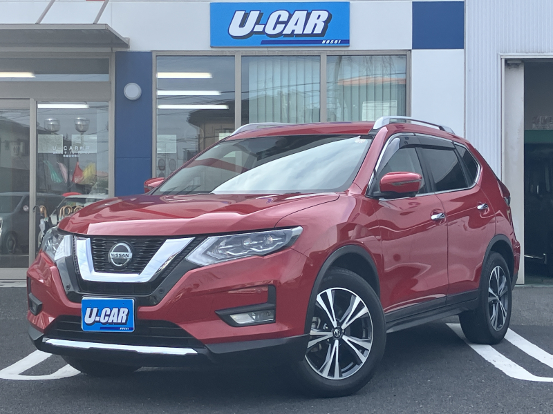 日産 エクストレイル 20Xi　4WD　5人乗り　プロパイロット　9インチナビTV　アラウンドビューモニター　前後ドラレコ　ETC