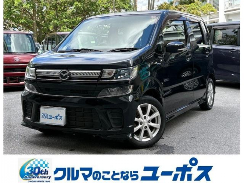 マツダ フレア ハイブリッドXS　OP1年保証対象車　LEDライト　純正アルミホイール14インチ　革巻きステア　シートヒーター　社外オーディオ（CD／BT）　オートライト　横滑り防止　スマートキー