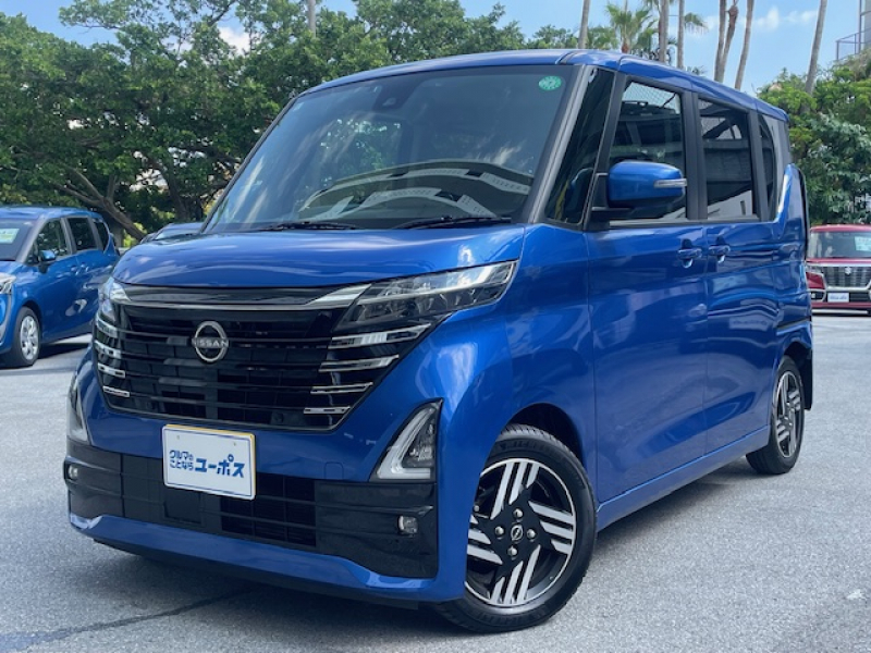 日産 ルークス ハイウェイスターX　OP10年保証対象車　両側パワースライドドア　純正9インチナビ