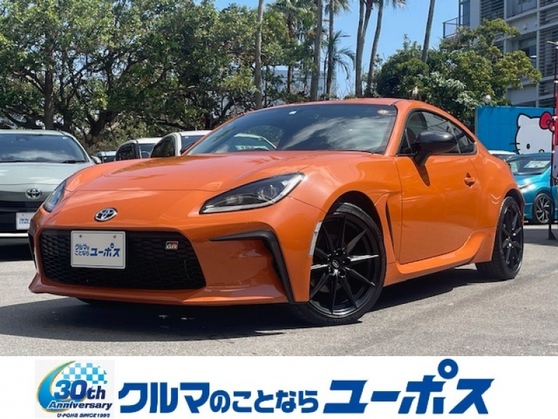トヨタ GR86 RZ　OP10年保証対象車　10周年特別仕様車　6速MT　フレイムオレンジ　9インチナビ　バックモニター