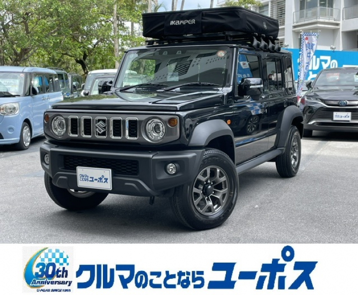 スズキ ジムニーノマド FC 純正8インチディスプレイオーディオ　iKaMPER　X－Cover2．0ルーフテント　INNO製ルーフキャリア4本　デュアルセンサーブレーキサポートII　ETC　バックカメラ　純正15インチAW