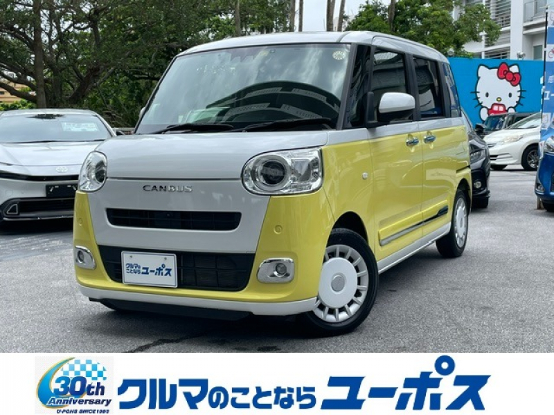ダイハツ ムーブキャンバス ストライプスG　両側パワースライドドア　純正ディスプレイオーディオ　パノラマビューモニター