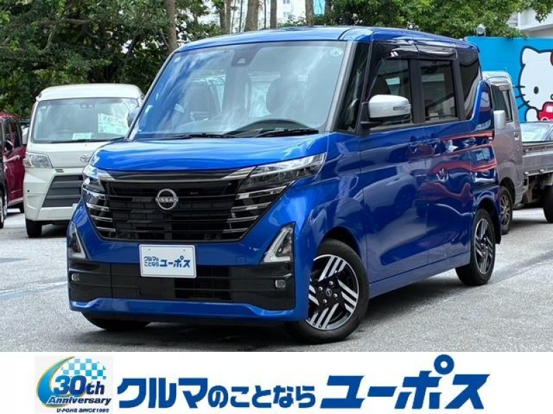 日産 ルークス ハイウェイスターXアーバンクロム　OP10年保証対象車　特別仕様車　走行3203km　360°カメラ　パワースライドドア