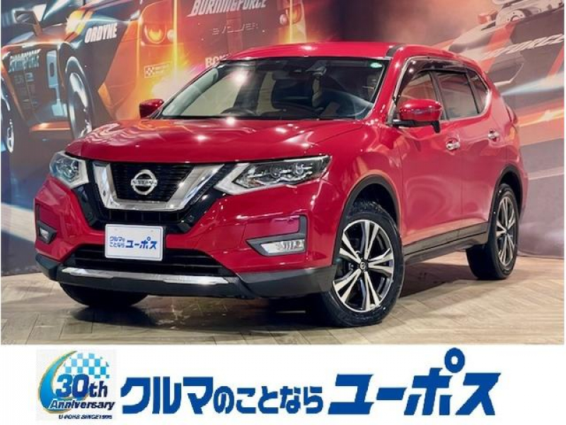 日産 エクストレイル 20X　OP5年保証対象　純正ナビ（Bluetooth　フルセグ　USB　CD）　バックカメラ　ドライブレコーダー　エマージェンシーブレーキ　LEDヘッドライト　純正18インチアルミ　ETC　コーナーセンサー