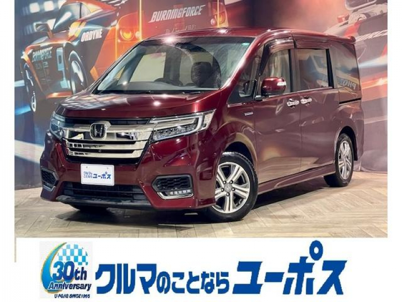 ホンダ ステップワゴン スパーダハイブリッドG　EXホンダセンシング　OP5年保証対象車　純正ナビ（フルセグ／Bluetooth／USB／DVD／CD）　全方位モニター　両側パワースライドドア　前席シートヒーター　ETC　ブレーキホールド　LEDヘッドライト