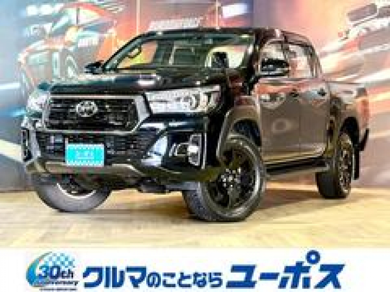 トヨタ ハイラックス Z　ブラックラリーエディション　ワンオーナー　純正ナビ（Bluetooth／フルセグ／DVD／CD）　バックカメラ　LEDライト　クルーズコントロール　4WD　ドライブレコーダー　ディーゼルターボ　ETC　革巻きステアリング