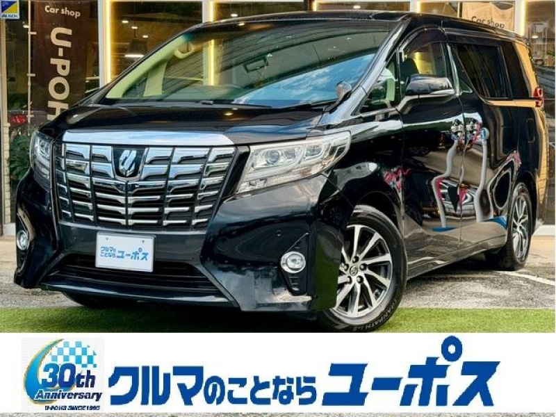 トヨタ アルファード G　OP5年保証対象車　電動パーキング　オートLEDヘッドライト　純正SDナビ　両側パワースライドドア
