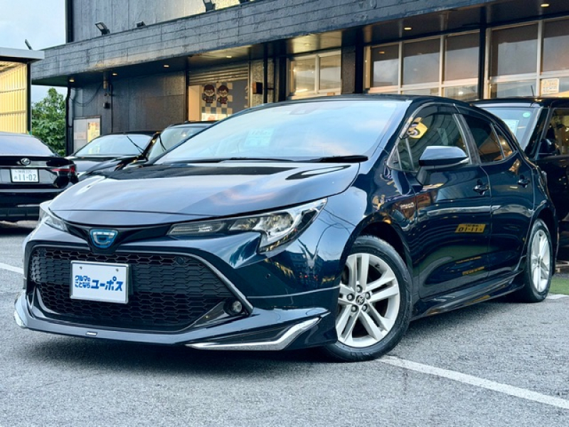 トヨタ カローラスポーツ ハイブリッドG　OP10年保証対象車　純正9インチナビ　モデリスタフルエアロ　LEDヘッドライト　両席シートヒーター